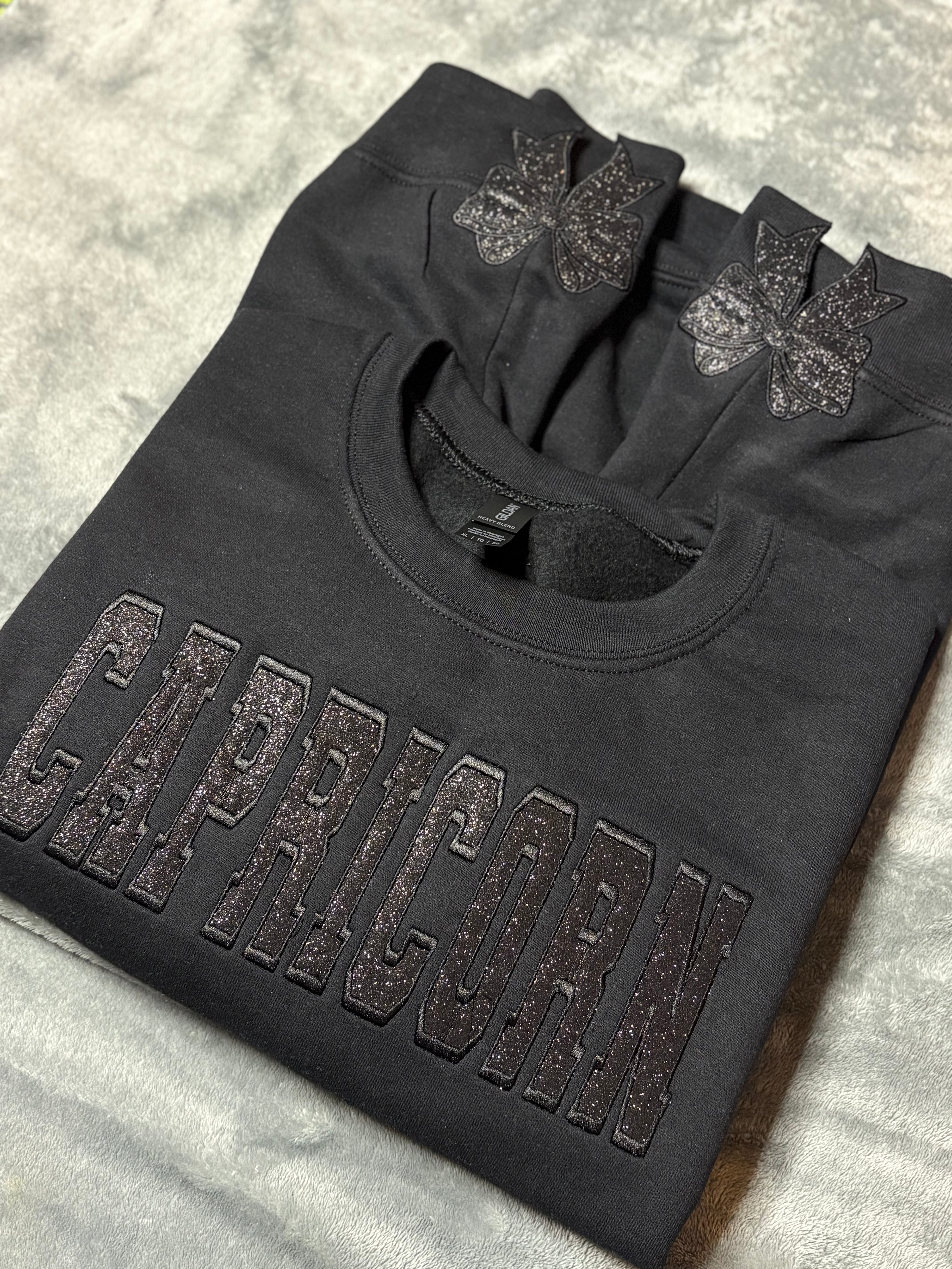 Zodiac Glitter Sweatshirt
