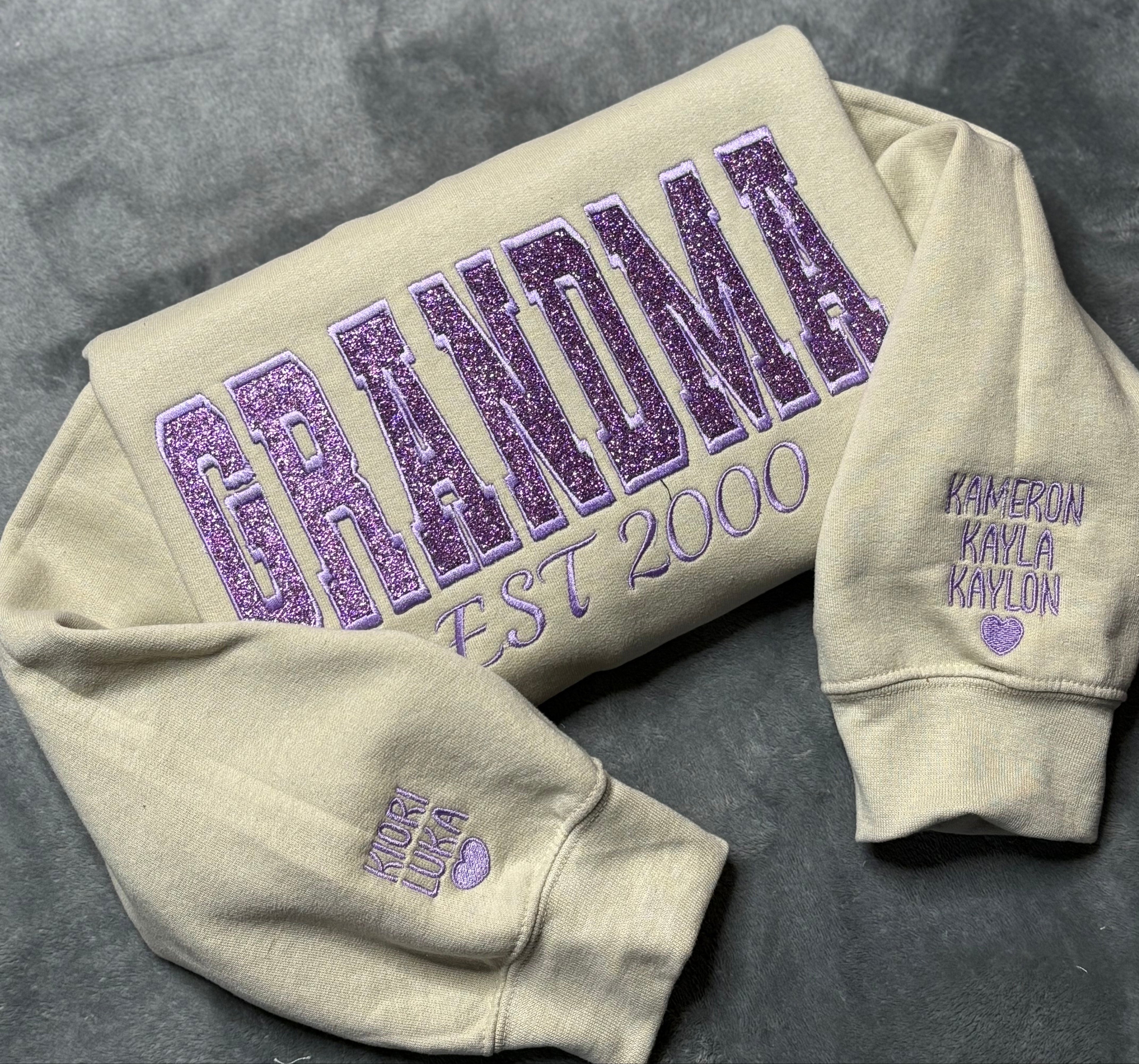 Glitter Title Sweatshirt